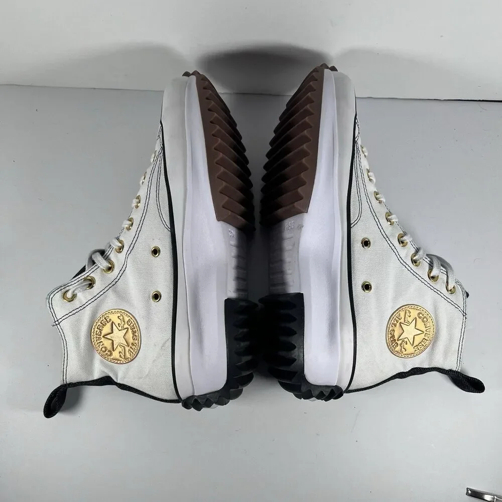 Converse by You Run Star Hike 2 Tone High Top Custom Shoes Sneakers Womens 9.5 - Picture 5 of 8